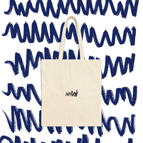 Tote Bag — "One Step Away" Retro Illustration Cotton Tote